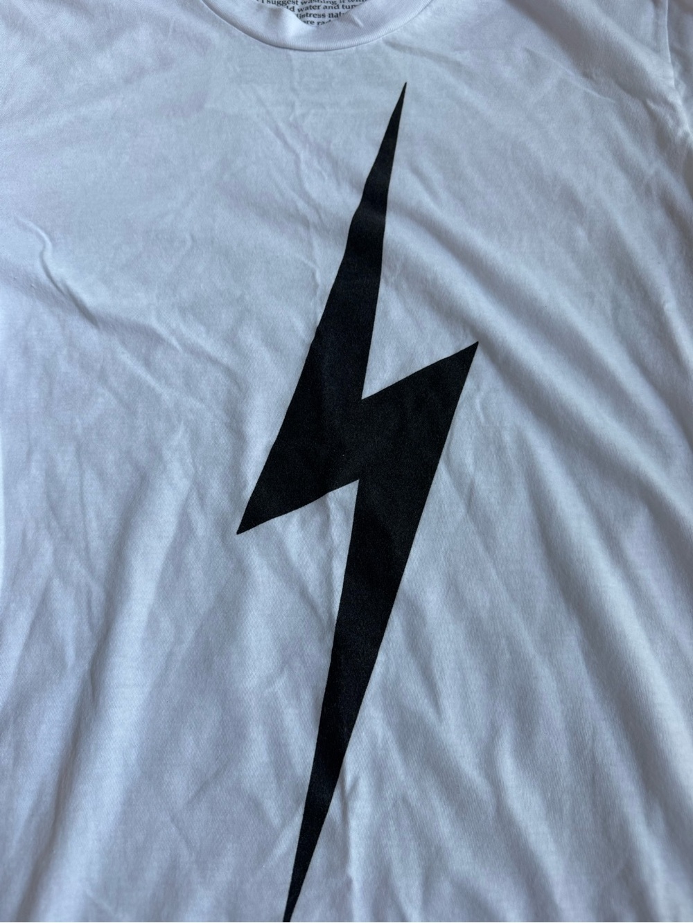 Aviator Nation White Bolt Tee Unisex - Picture 4 of 6